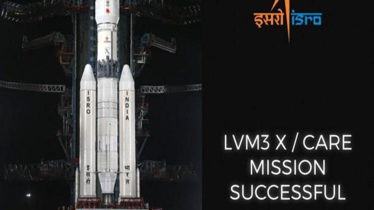 Hindistan, en büyük roketini uzaya yolladı