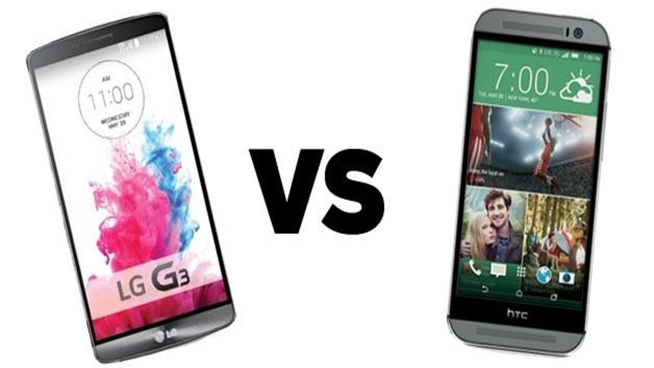 HTC One M8 ve LG G3 karşılaştırması
