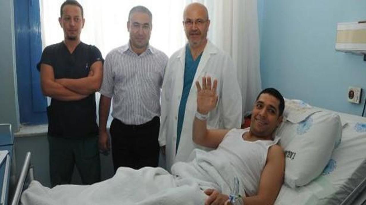 İğne deliğinden girilip böbrekteki taş kırıldı