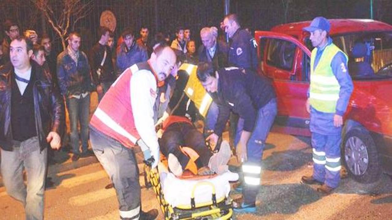 İhbara giden polis ekibi kaza yaptı: 2 yaralı
