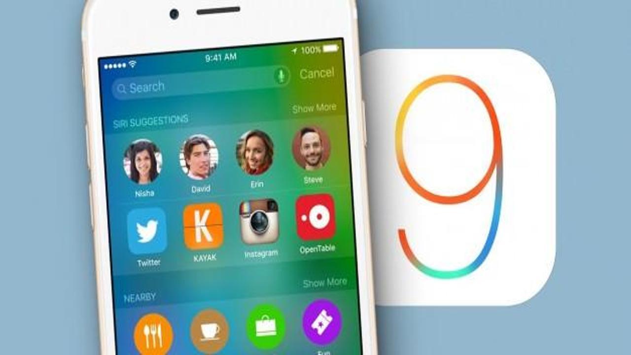 iOS 9 güncellemesi Türkiye'de yayınlandı