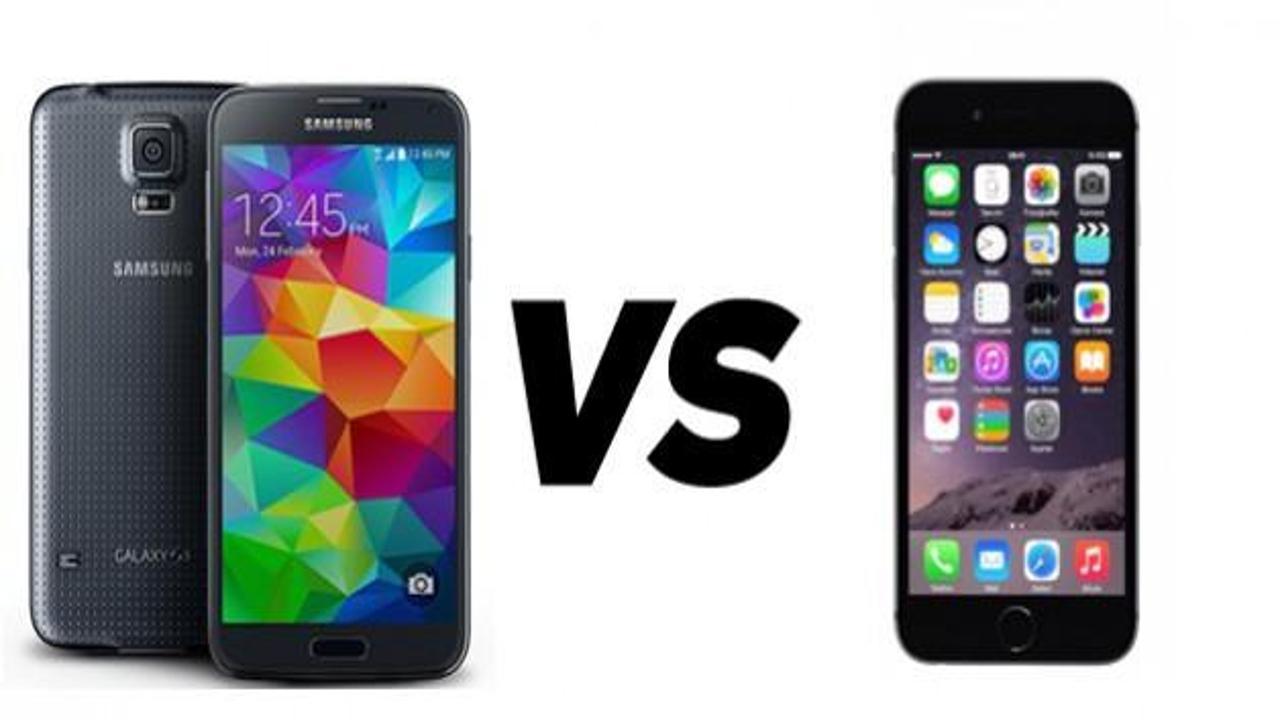 iPhone 6 ve Galaxy S5 karşılaştırması