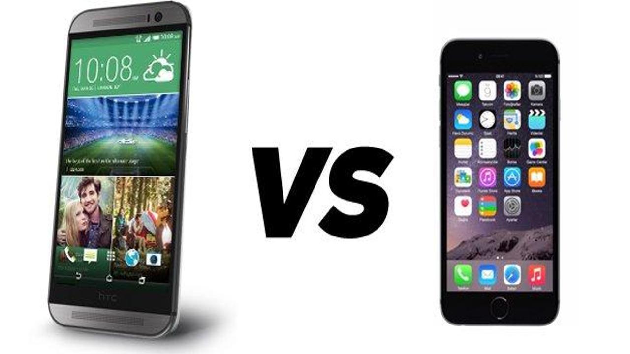 iPhone 6 ve HTC One M8 karşılaştırması