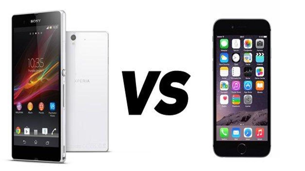 iPhone 6 ve Xperia Z3 karşılaştırması