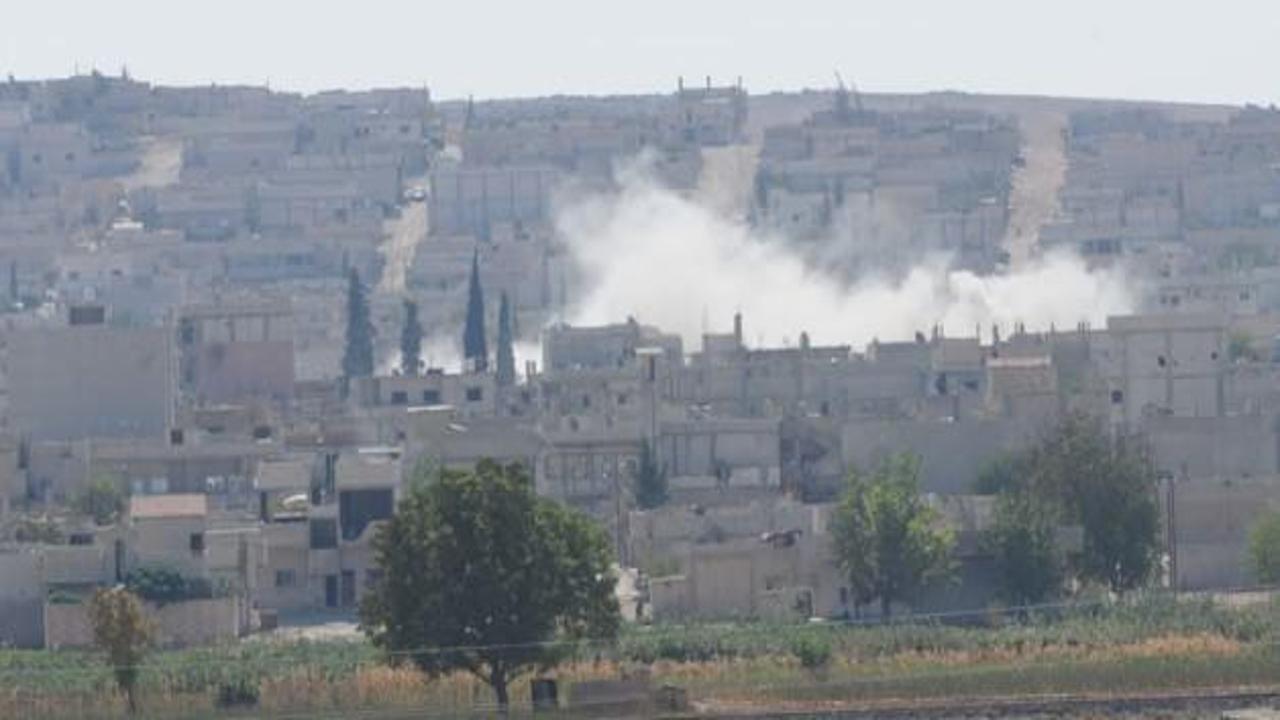 IŞİD havan toplarıyla Kobani'yi vuruyor