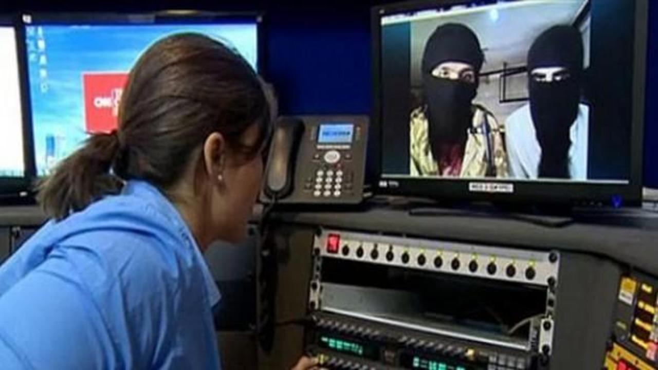 IŞİD militanları CNN canlı yayınına bağlandı