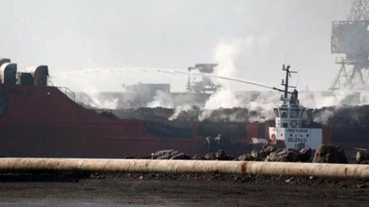İskenderun Limanı'ndaki gemi yangını söndü