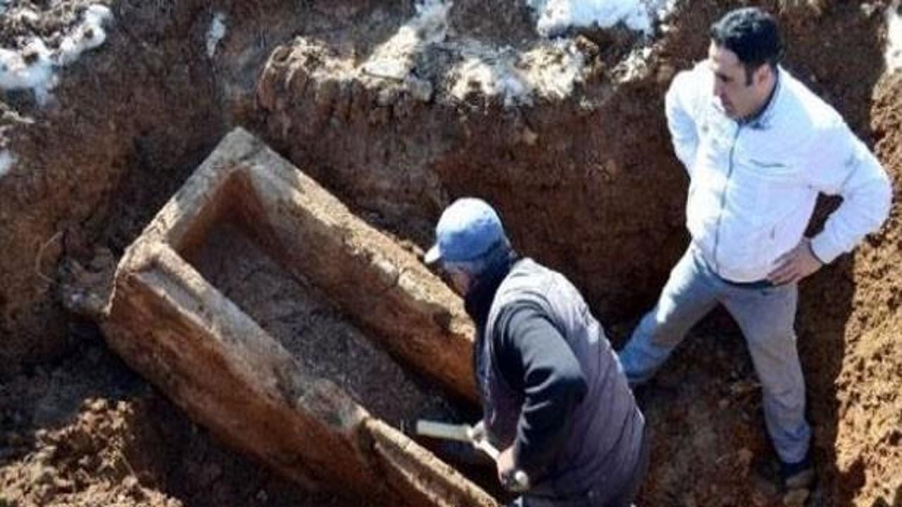 Denizli'de 2 bin yıllık anıt mezar bulundu