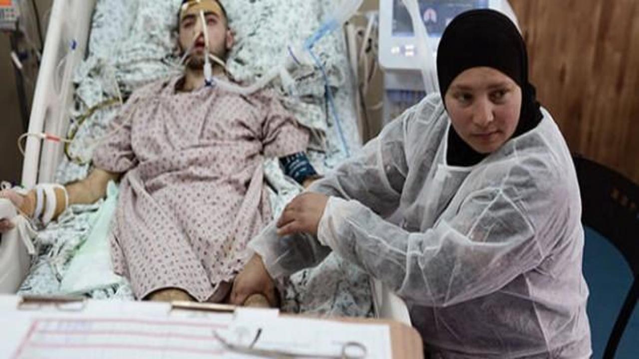 "İsrail oğlumu hastanelik etti"