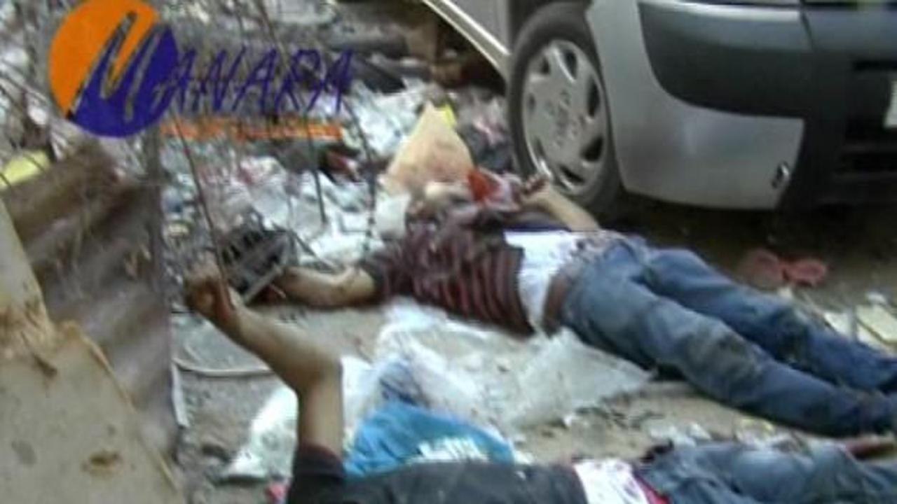 İsrail’in pazar yeri katliamı kamerada