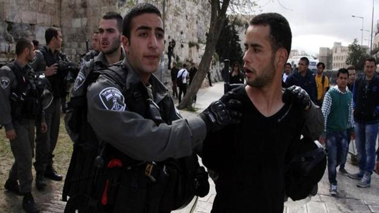 İsrail polisi 50 Filistinliyi gözaltına aldı!