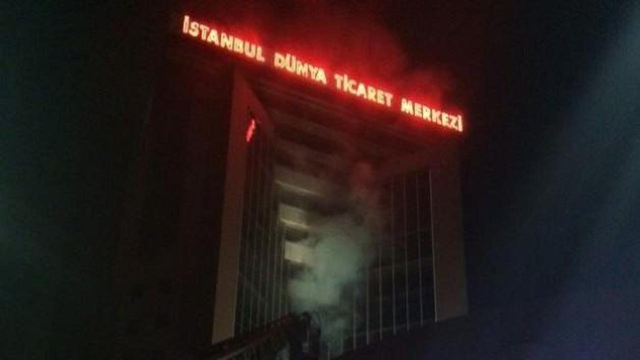 İstanbul Dünya Ticaret Merkezi'nde yangın!