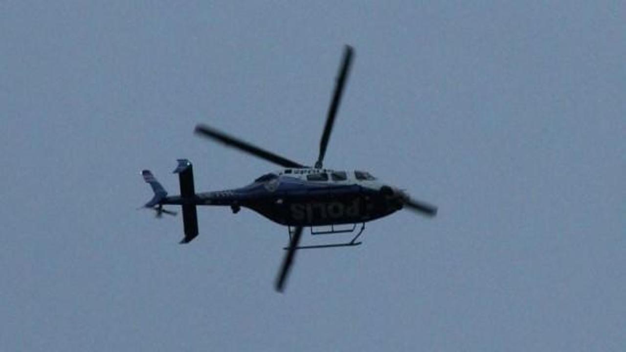 İstanbul'da helikopter destekli operasyon