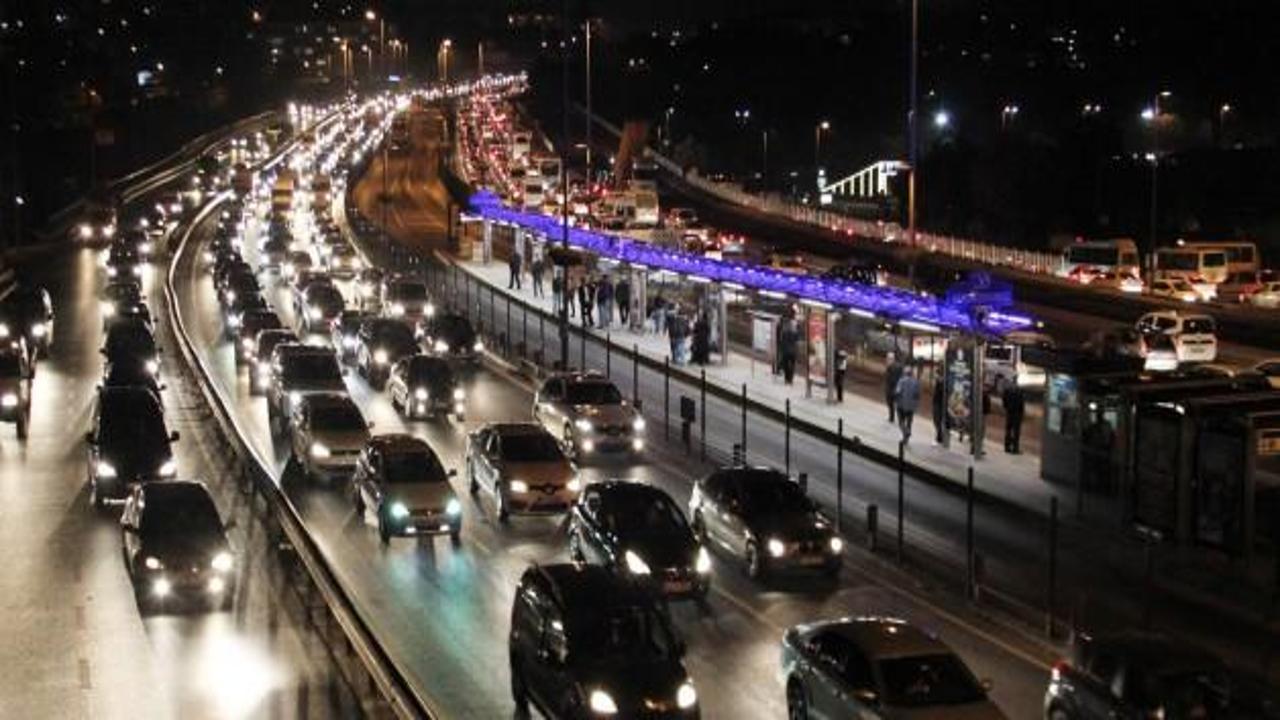 İstanbul trafiğinde maç ve konser yoğunluğu