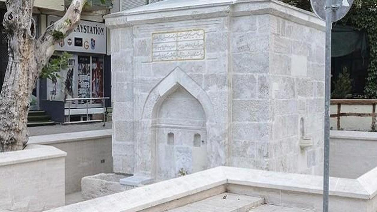 İstanbul'un 3 asırlık çeşmesi restore edildi