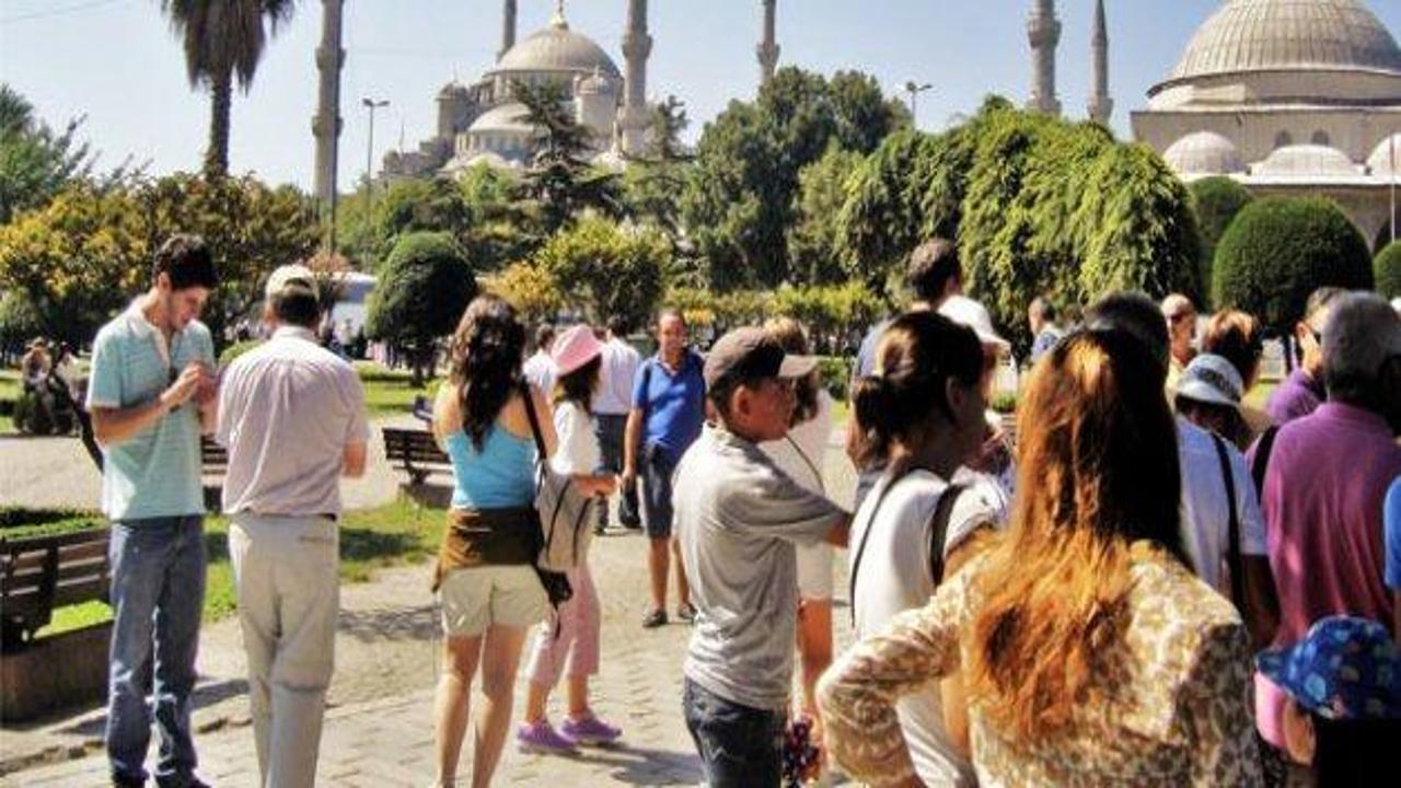İstanbul'un turist sayısı tavan yaptı