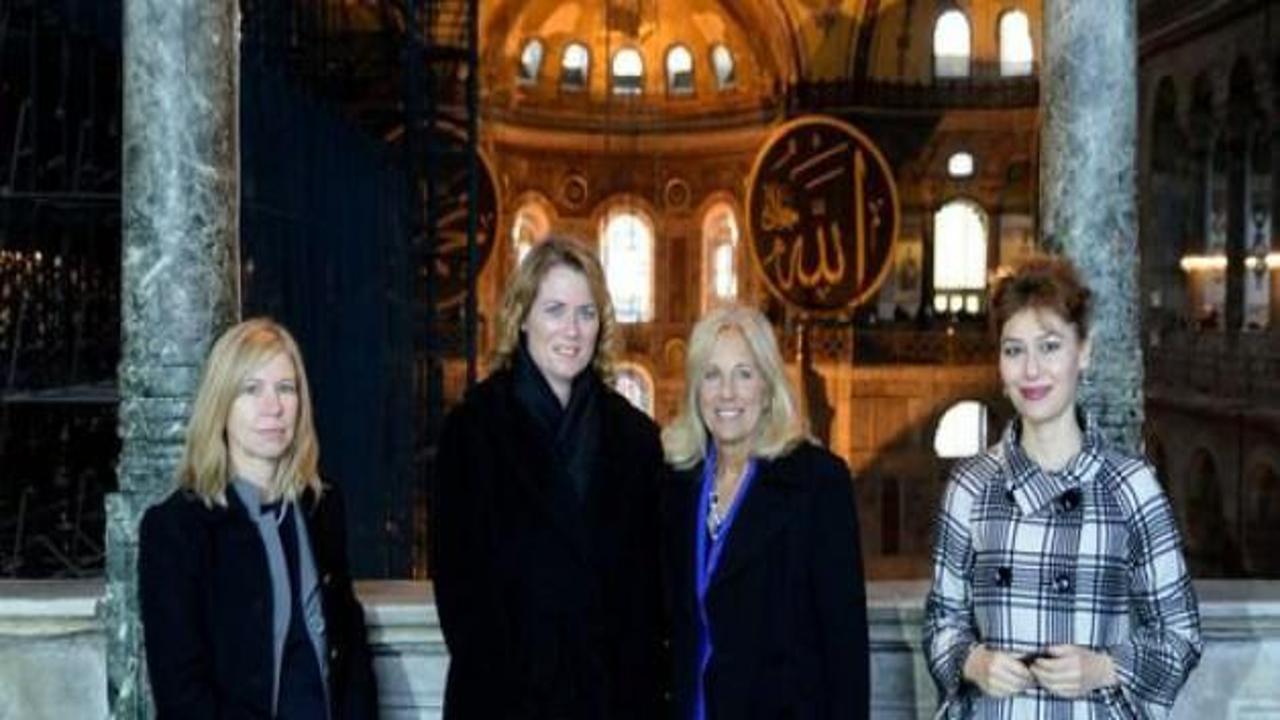Jill Biden, Ayasofya Müzesi'ni gezdi