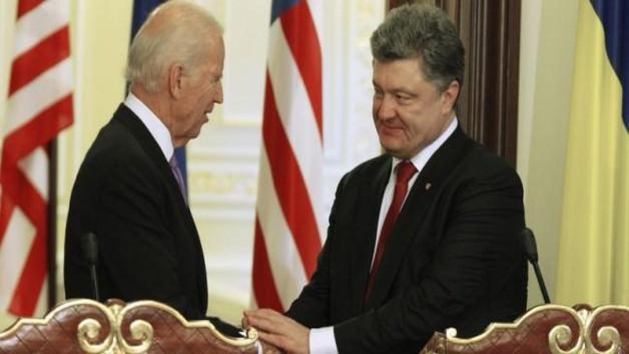 Joe Biden, Poroşenko ile görüştü