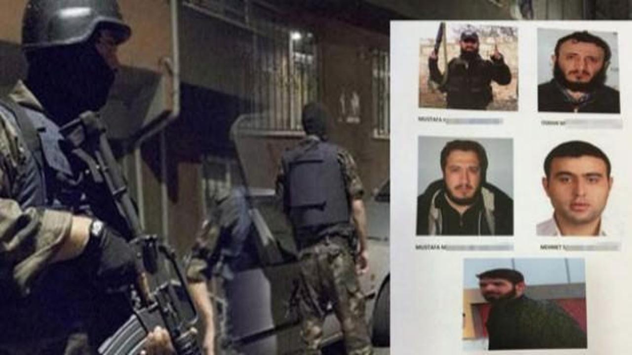 IŞİD'in 5 kişilik eylem timi yakalandı