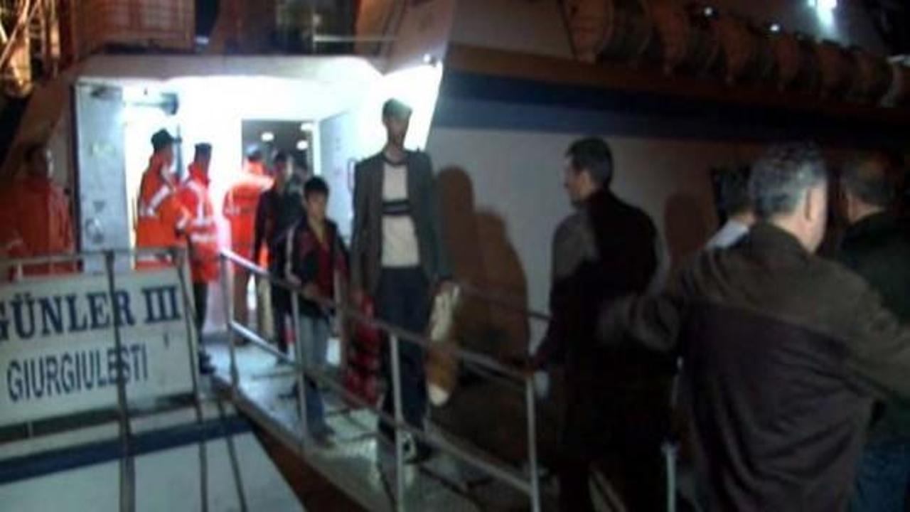 Kaçak göçmenler Mersin'de