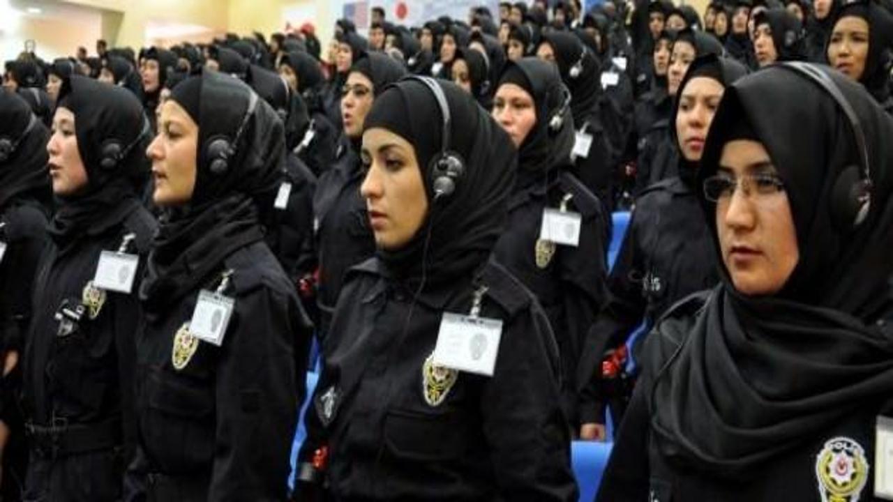 Kadın polis adayları eğitime başladı
