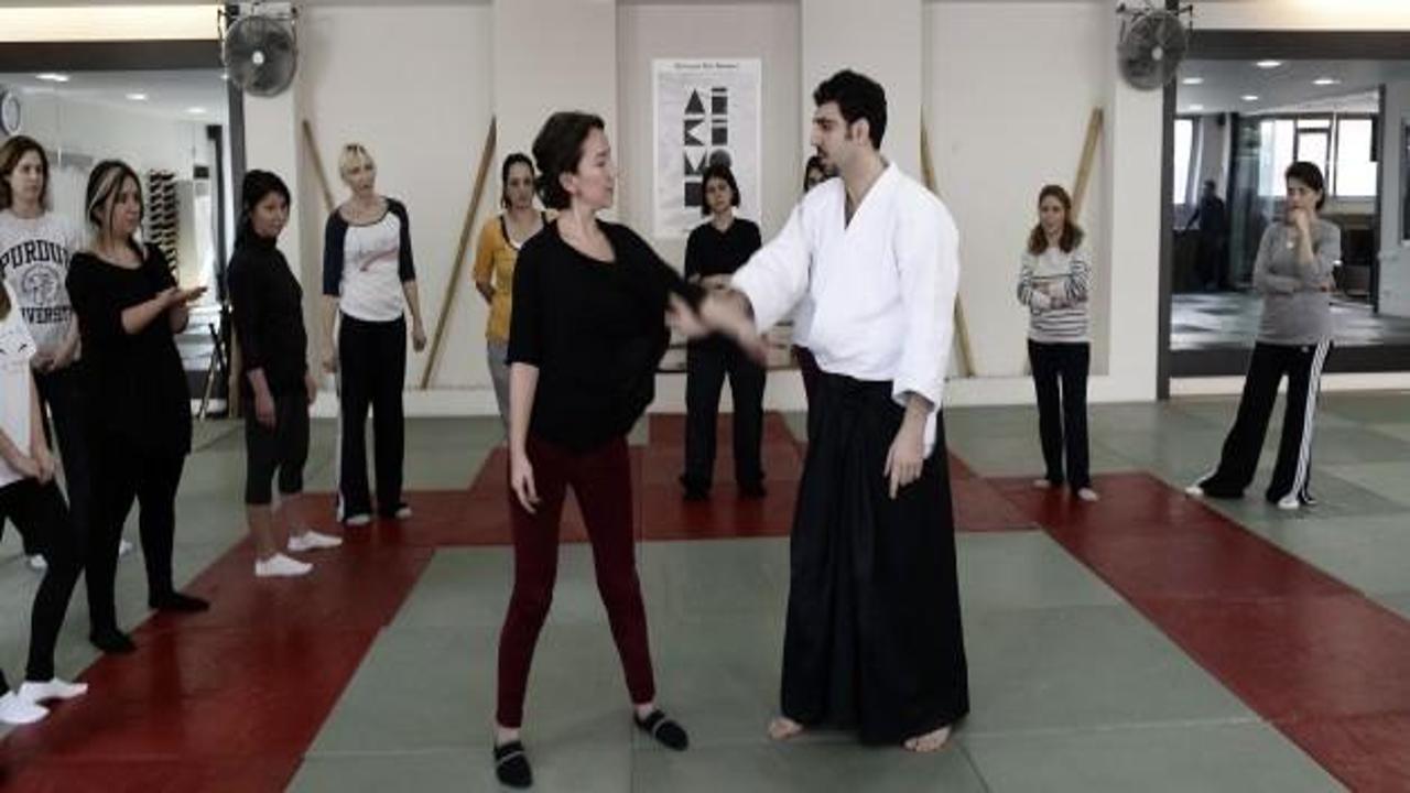 Kadınlara ücretsiz aikido eğitimi veriliyor