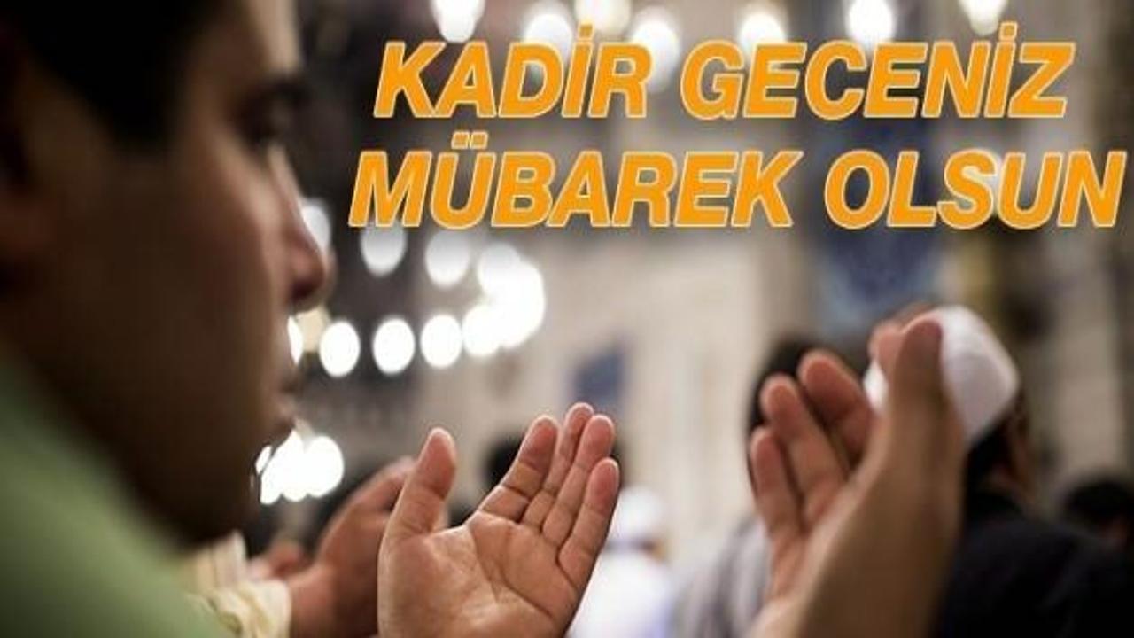 Kadir Gecesi SMS Resimli Kadir Gecesi mesajları