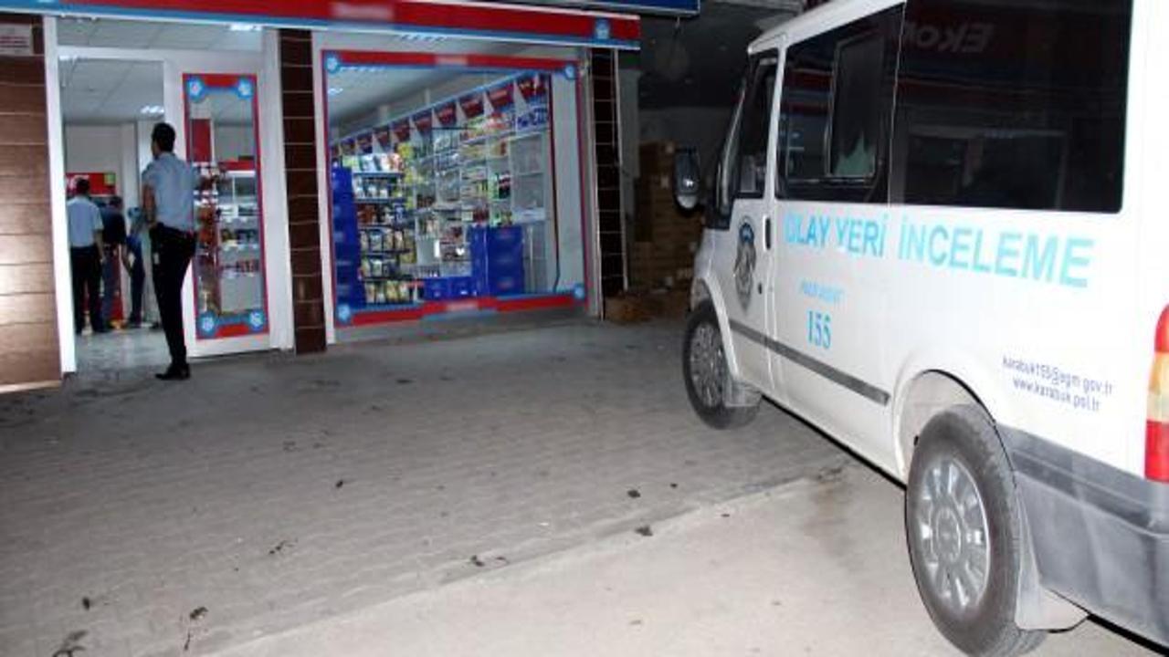 Karabük'te markete silahlı saldırı