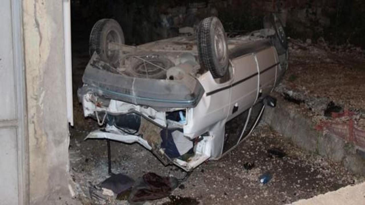 Karabük'te otomobil devrildi: 2 yaralı