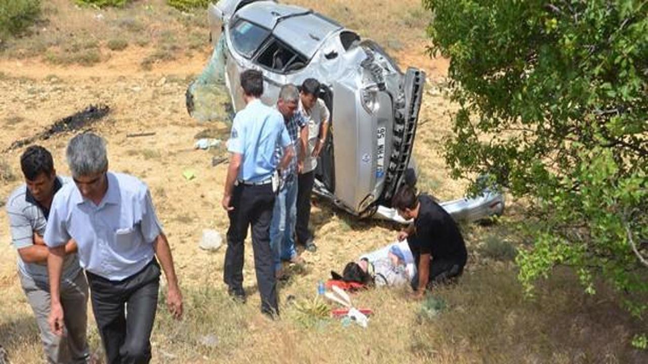 Karaman'da trafik kazasında bir bebek &ouml;ld&uuml; 5 yaralı