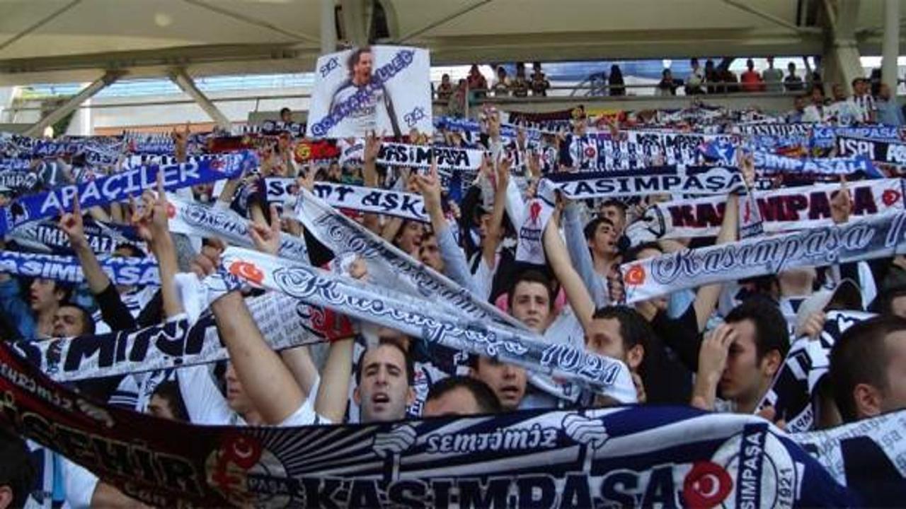 Kasımpaşa taraftarından Beşiktaş'a ret!