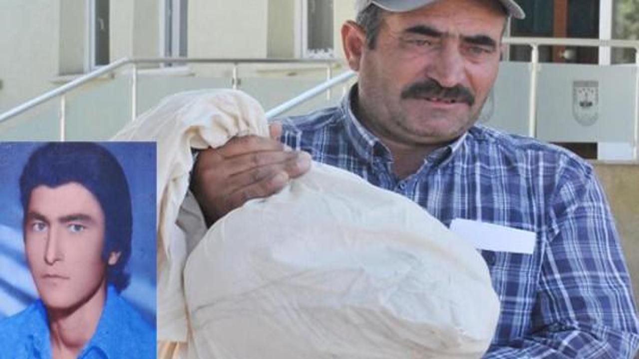 Kaybolduktan 20 yıl sonra kemikleri teslim edildi