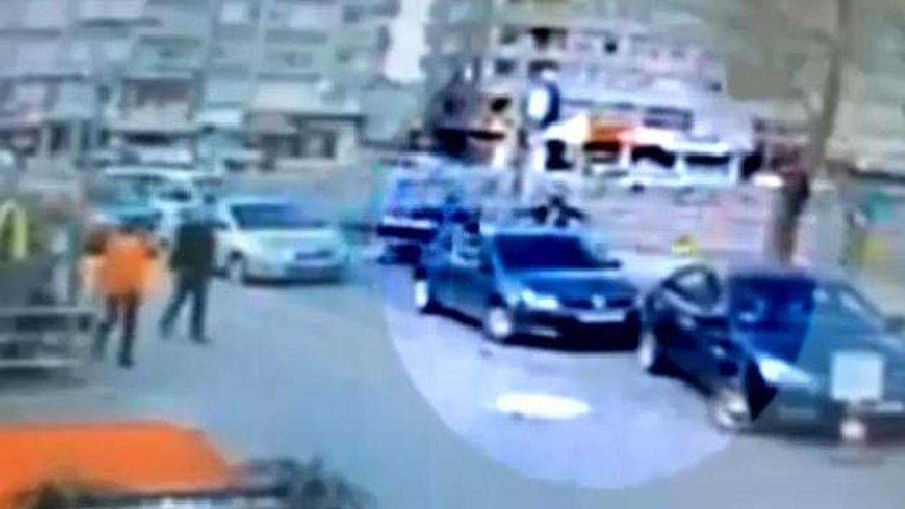 Kayseri'deki cinayet anı kamerada