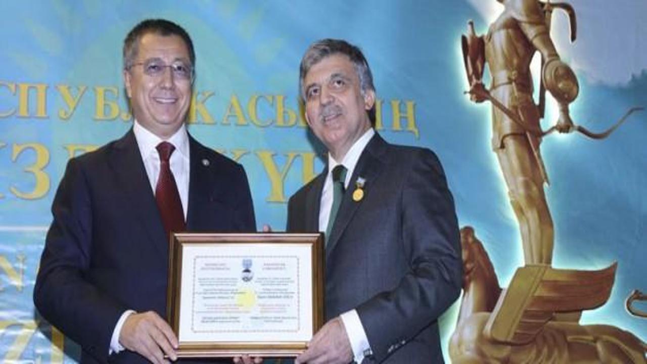 Kazakistan'ın milli gününde Gül'e madalya