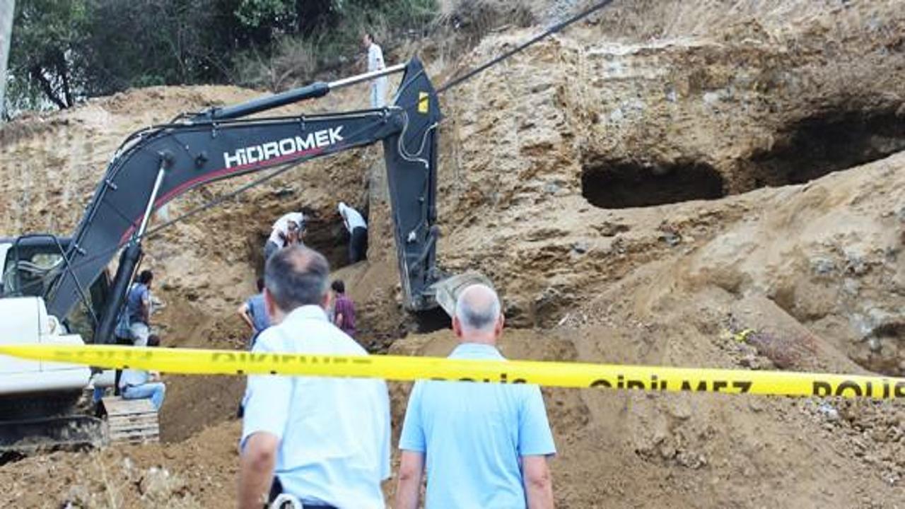 Kazı sırasında tarihi mezarlar bulundu