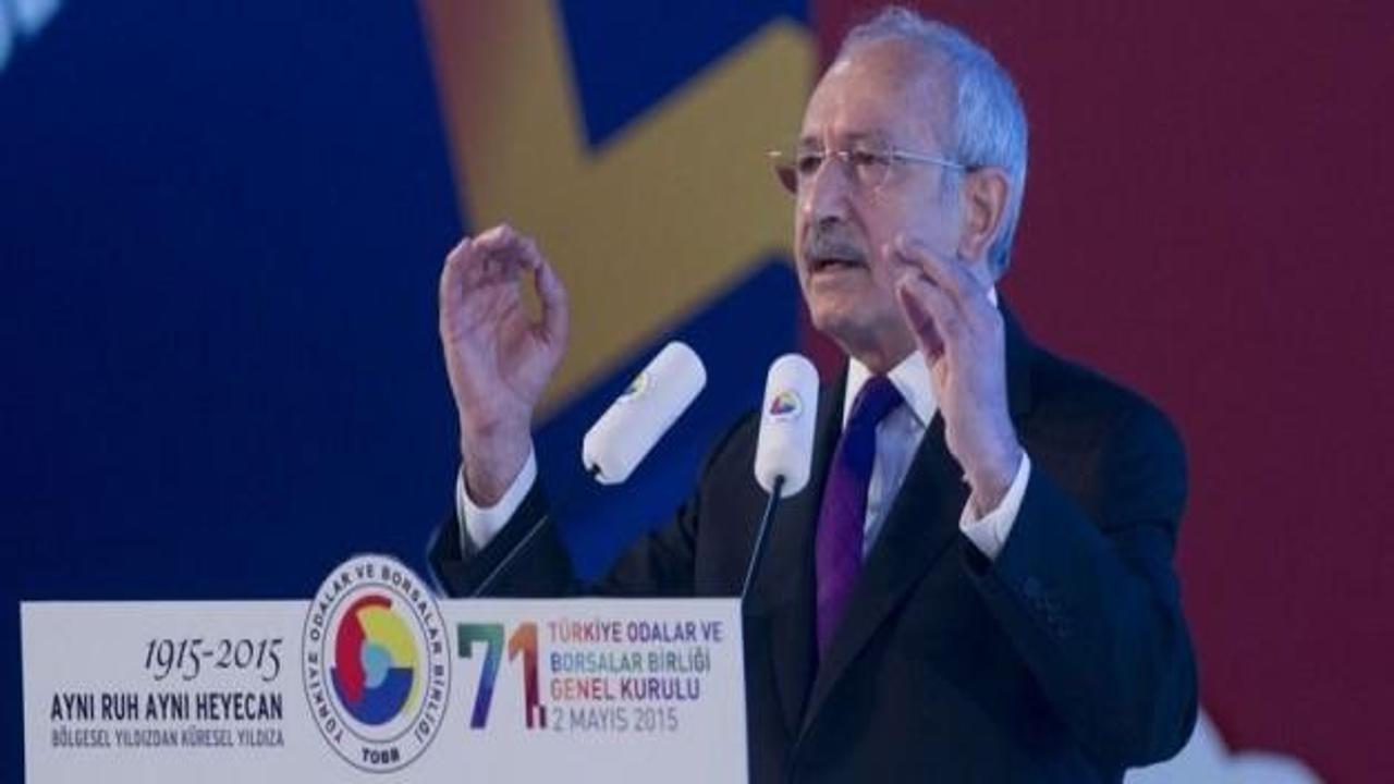 Kemal Kılıçdaroğlu TOBB'da konuştu
