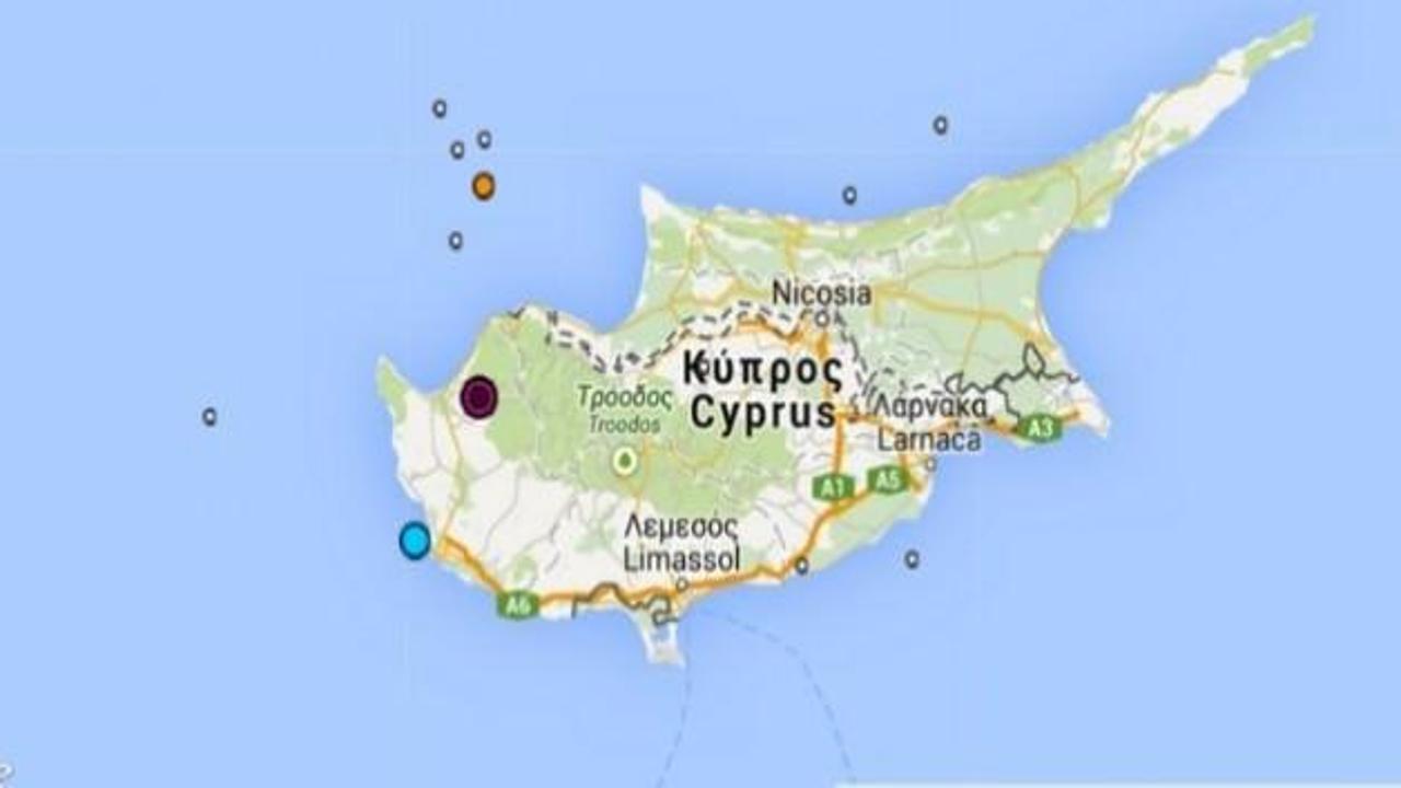 Kıbrıs'ta deprem oldu