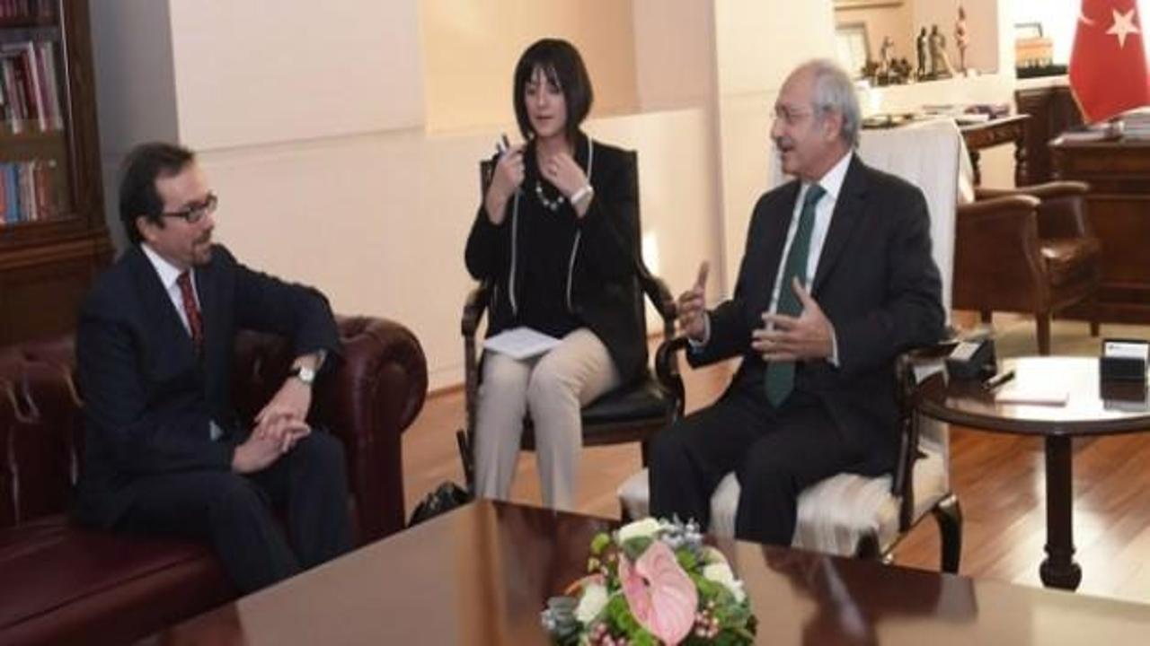 Kılıçdaroğlu ABD Büyükelçisiyle görüştü