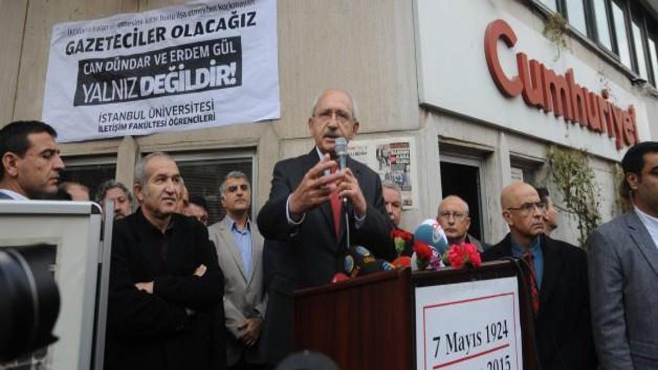 Kılıçdaroğlu Cumhuriyet Gazetesi’ni ziyaret etti