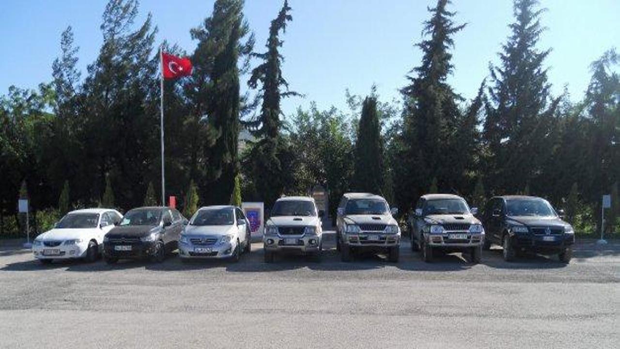 Kilis'te 7 araç Suriye'ye kaçırılacaktı