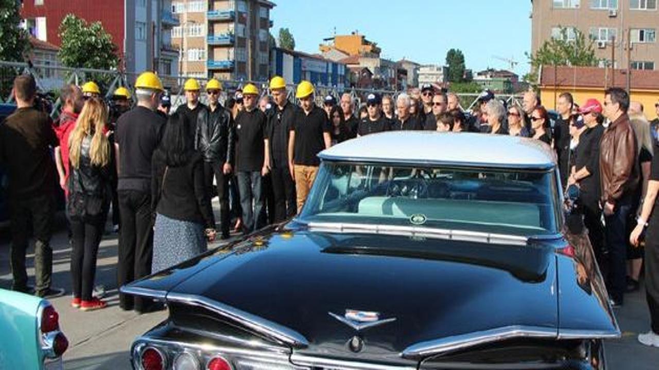 Klasik oto severlerden Soma anması