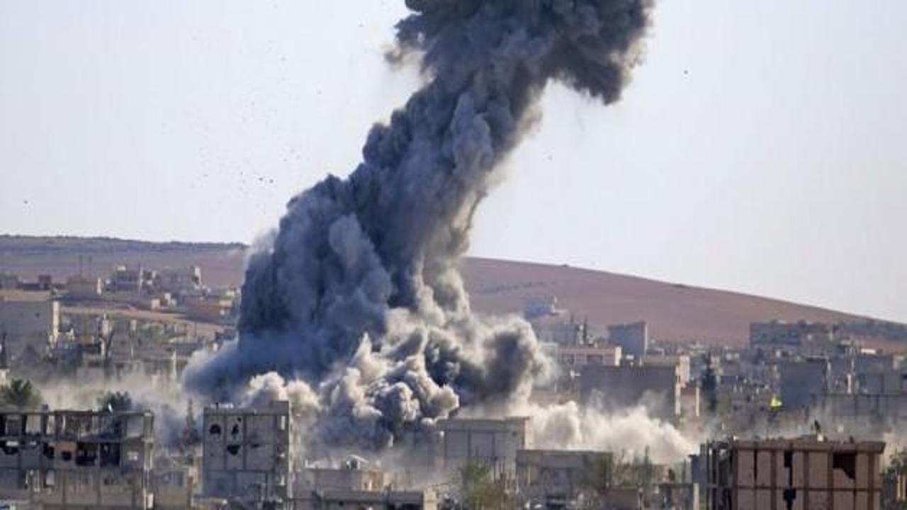 Koalisyon güçleri Kobani'de IŞİD'i vurdu