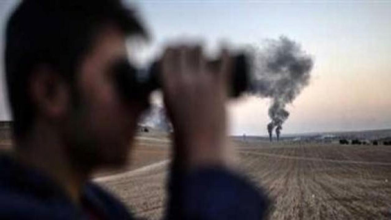 Kobani'de IŞİD hedeflerine bomba