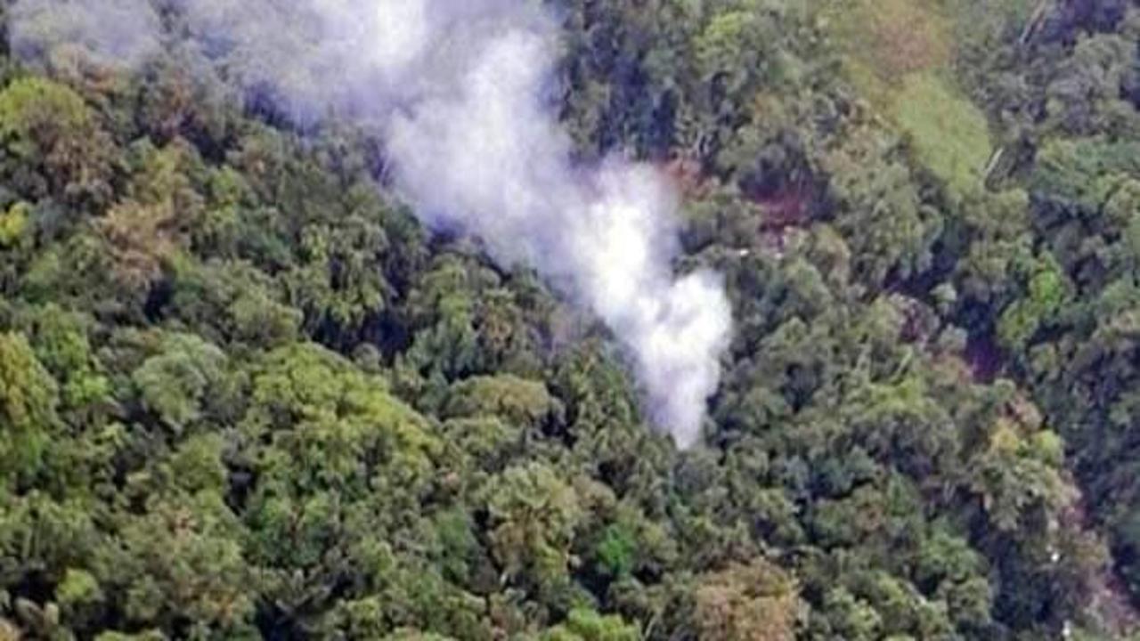 Kolombiya'da askeri helikopter düştü: 15 ölü