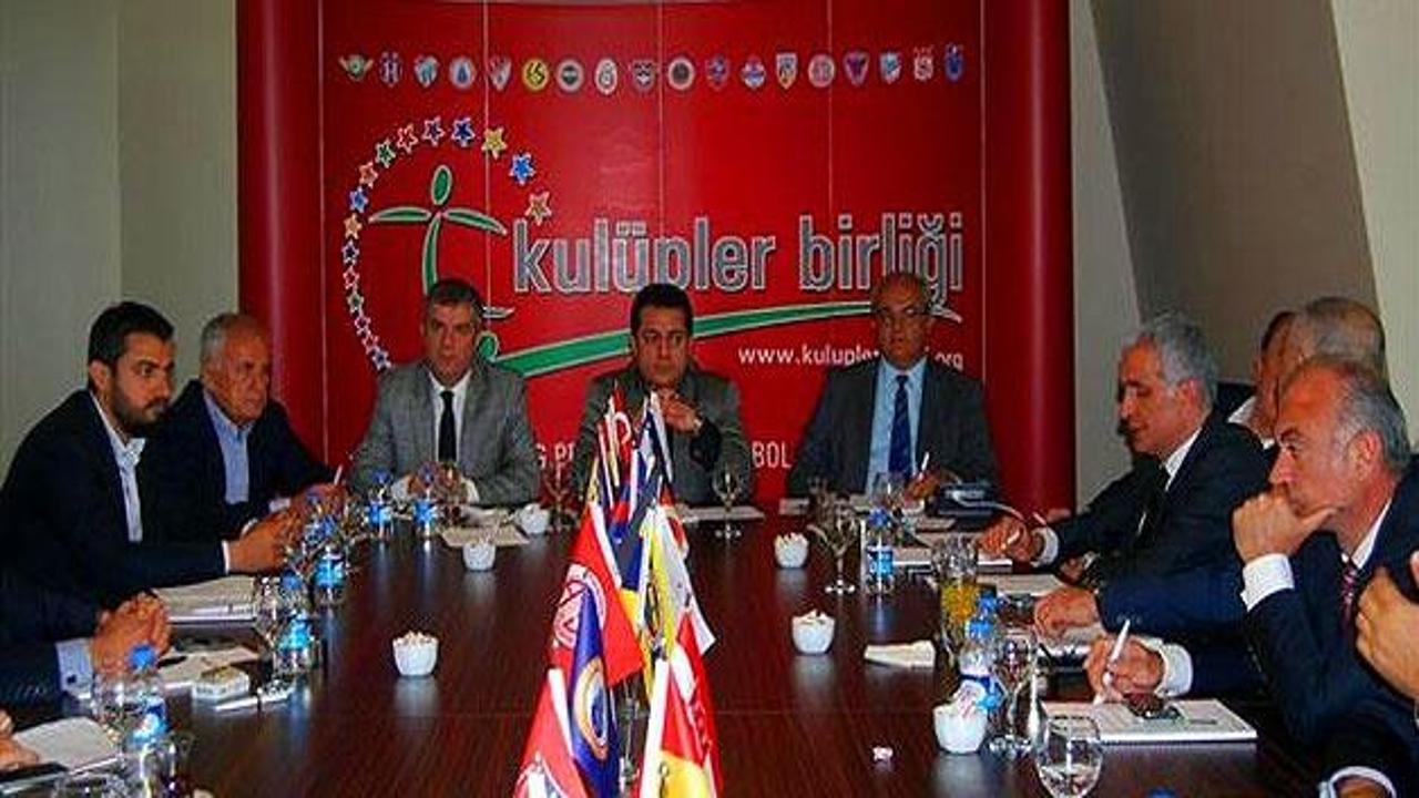 Kulüpler Birliği'nden net açıklama!