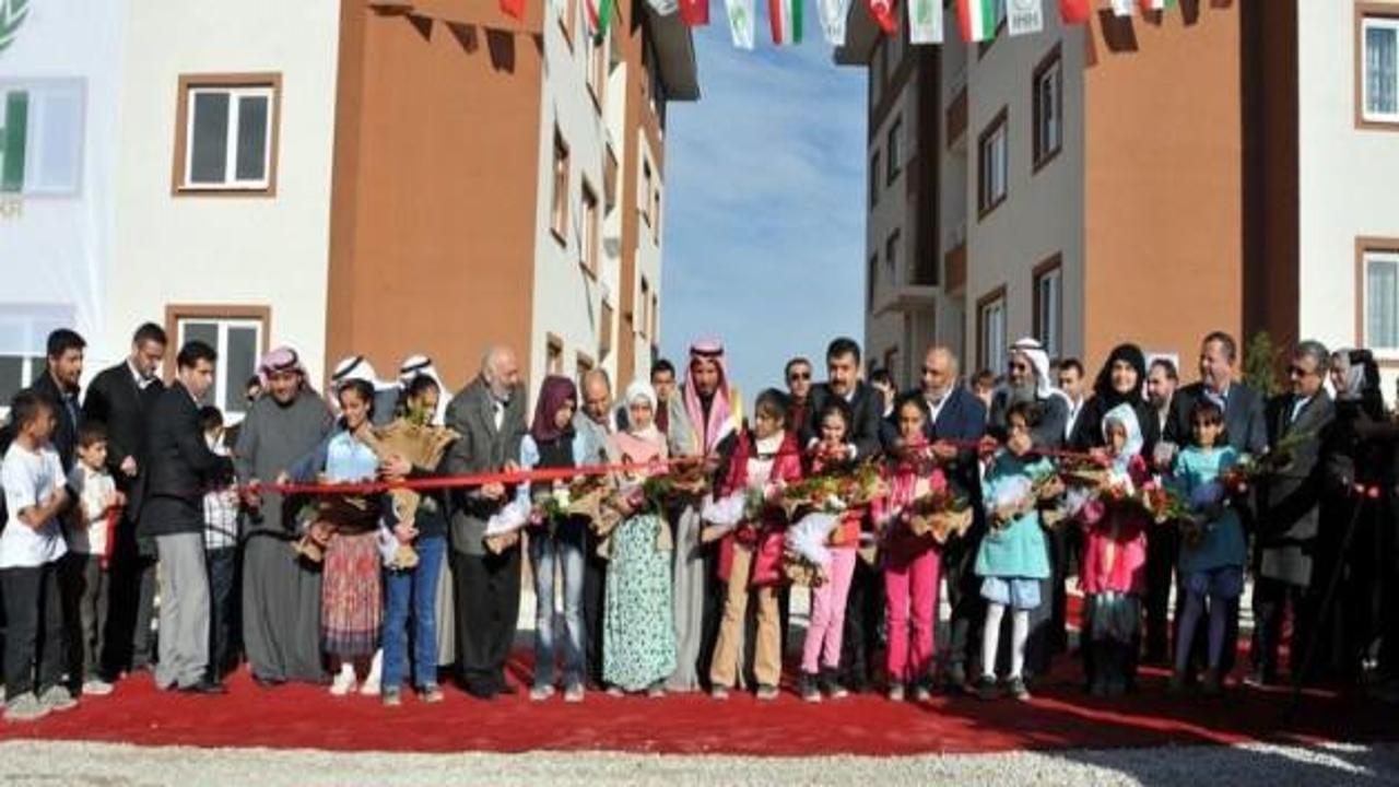 Kuveyt ve İHH destekli 64 konut teslim edildi