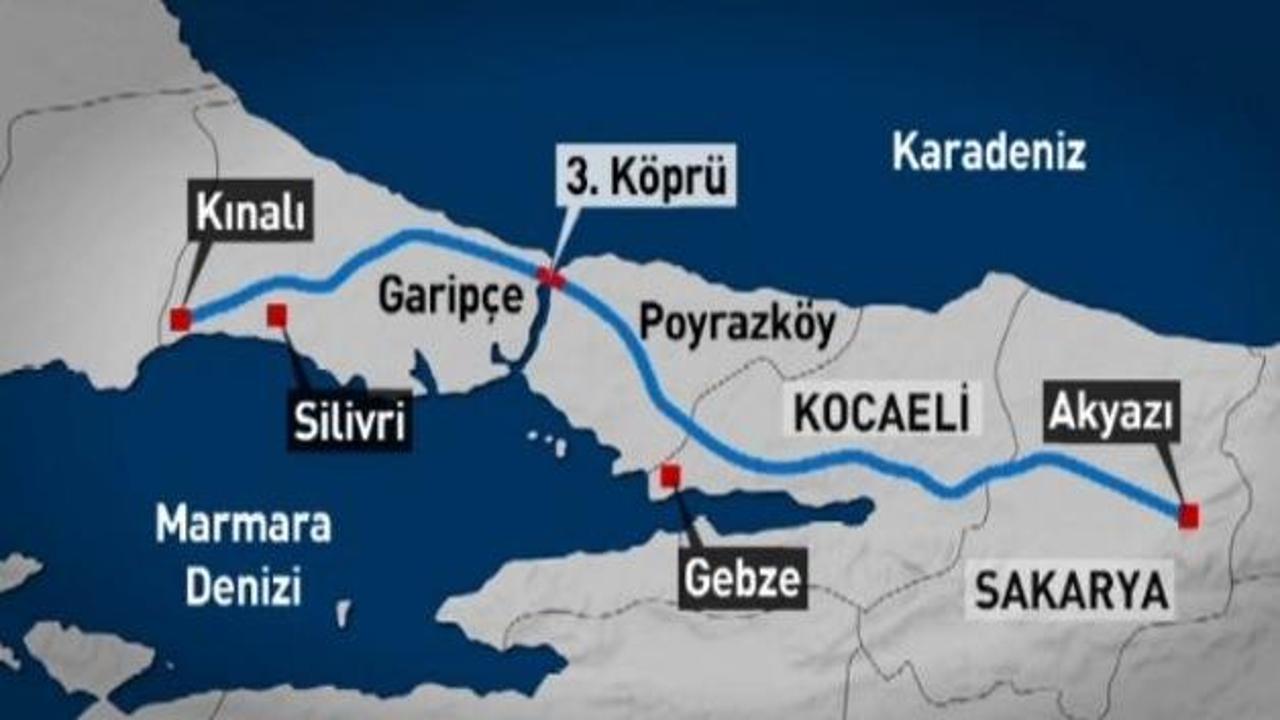 Kuzey Marmara Otoyolu ihaleye çıkıyor