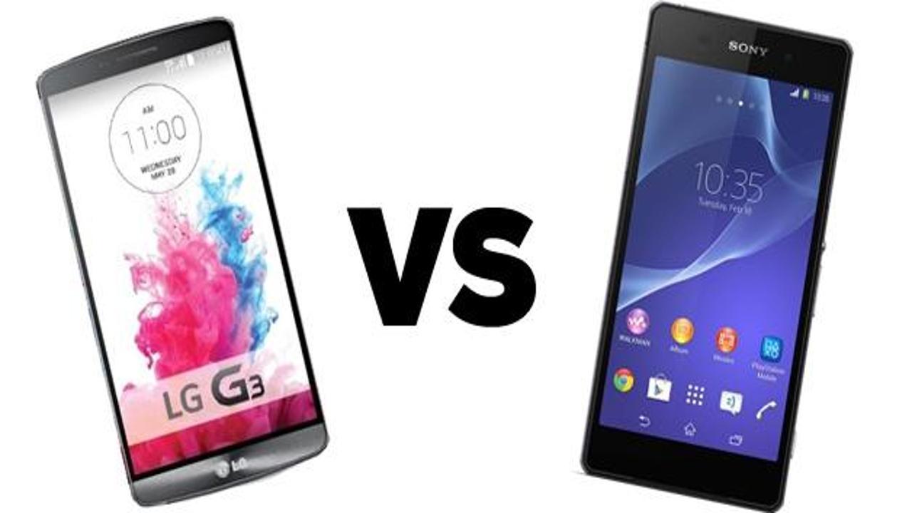LG G3 ve Sony Xperia Z2 karşılaştırması