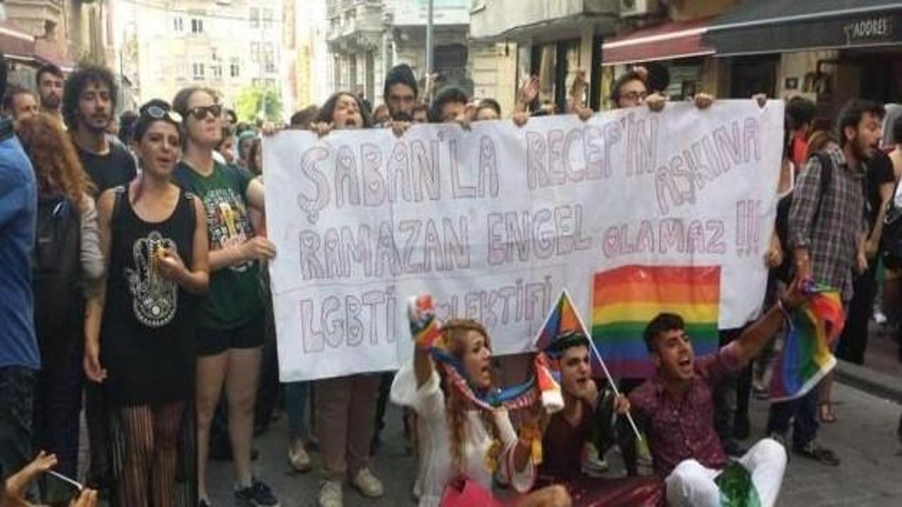 LGBT pankartına suç duyurusu