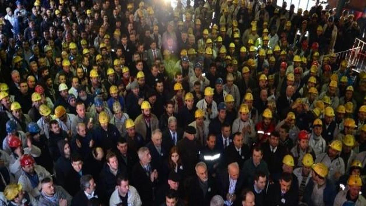 Madende ölen 263 işçi dualarla anıldı